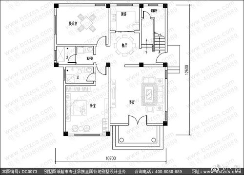 三层经典带露台别墅设计效果图及施工图